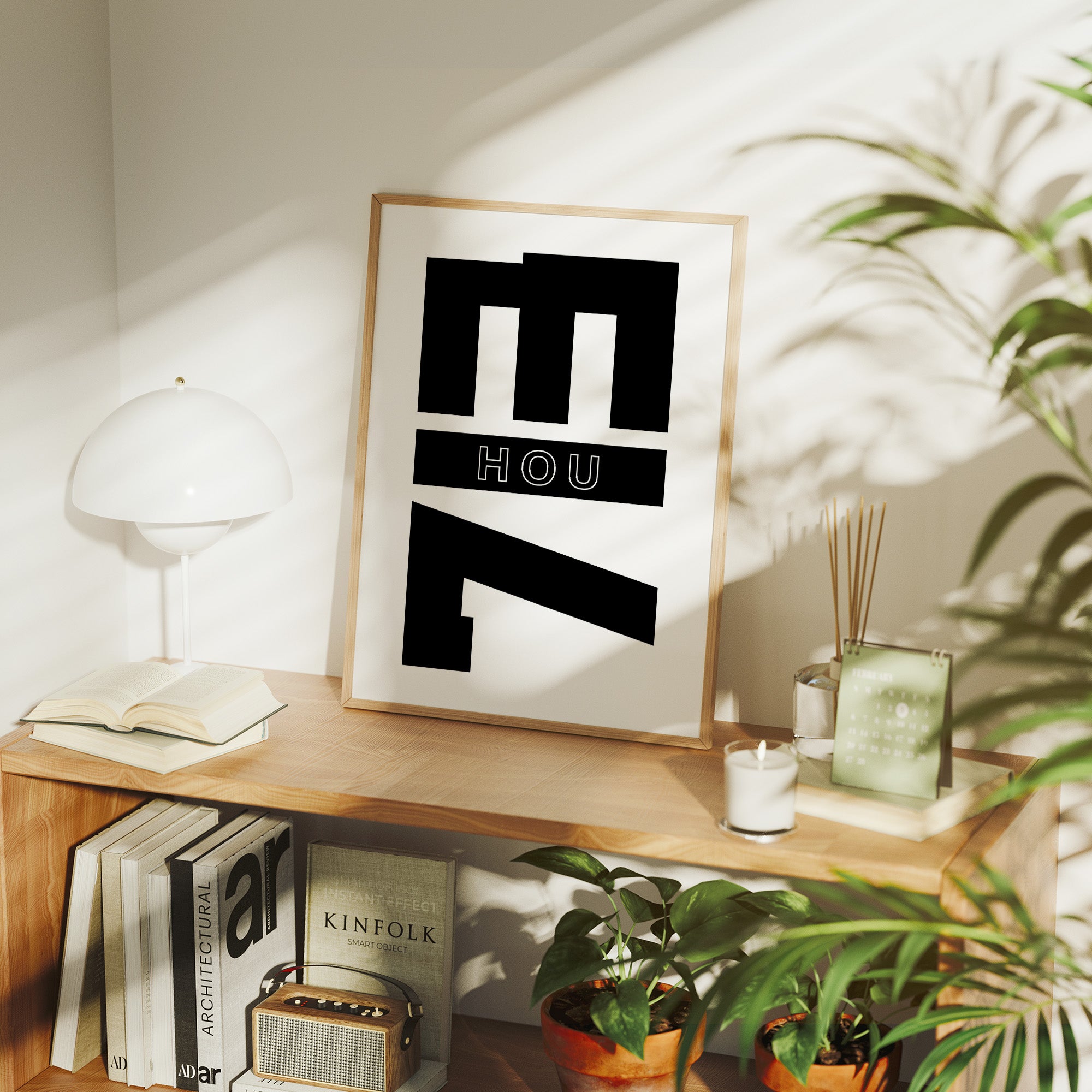 Modern M House Number Seven