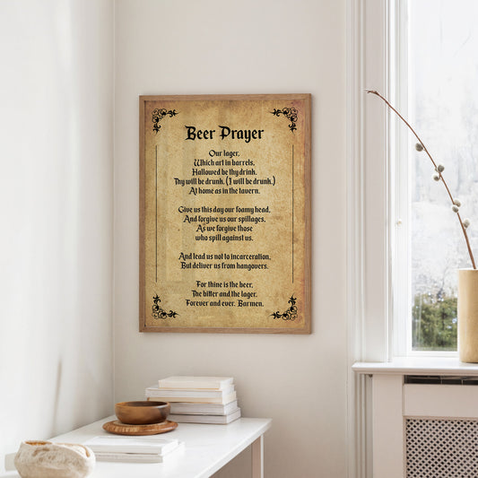 A Tavern Toast in Old Script