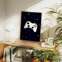 Minimal Gamer Controller Art