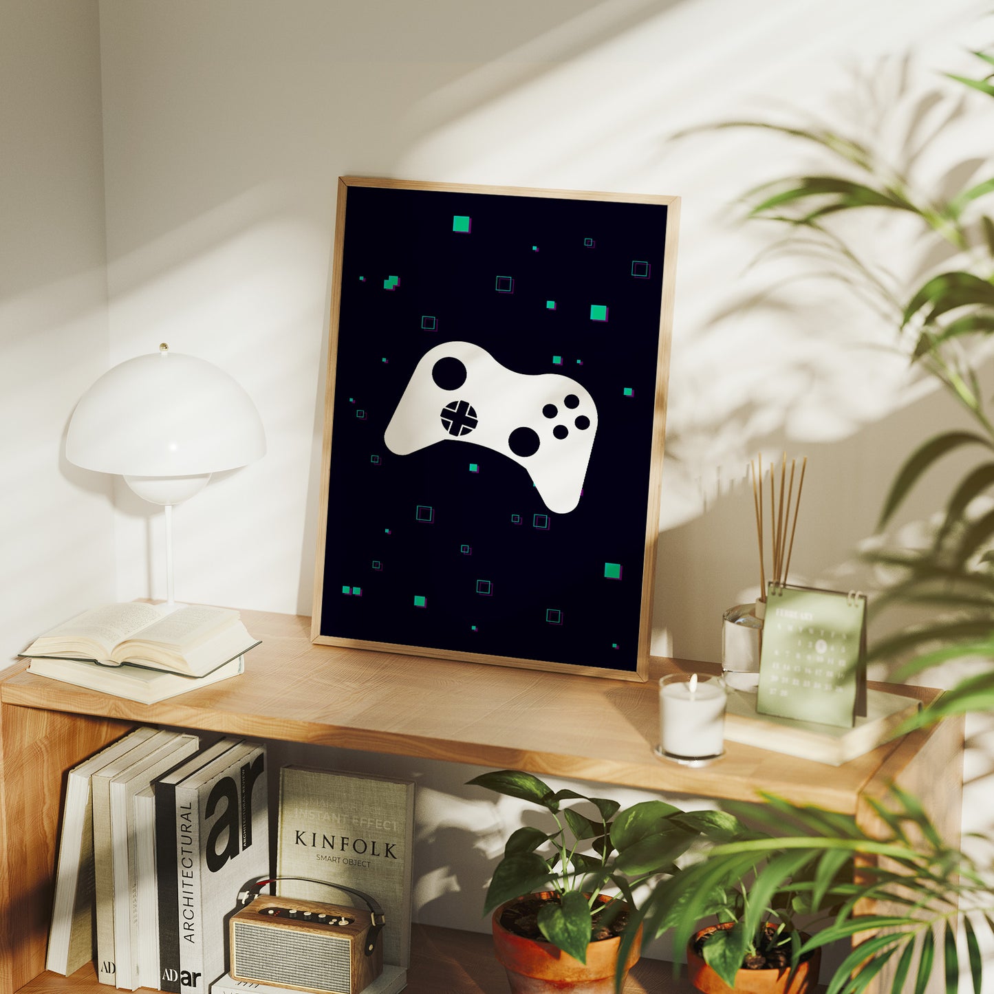 Minimal Gamer Controller Art