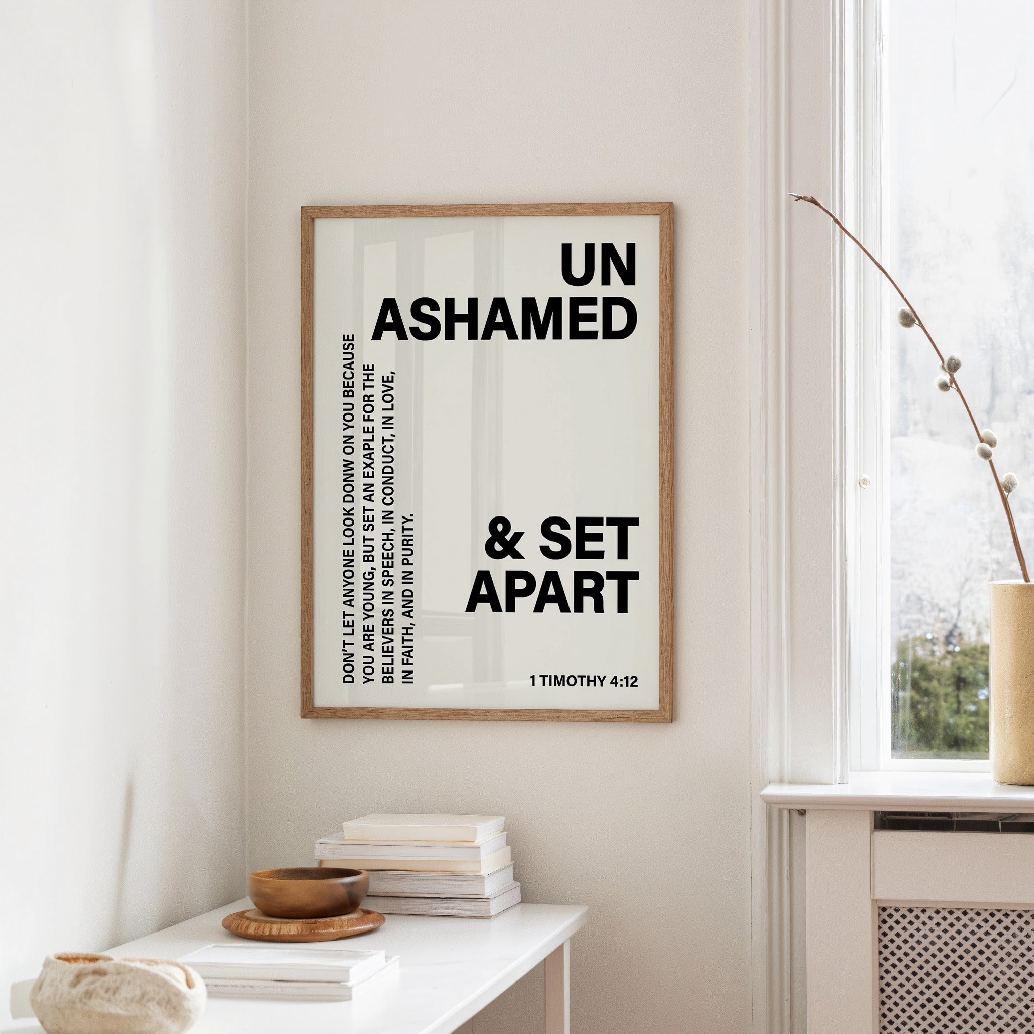 Unashamed and Set Apart