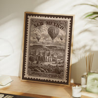 New Mexico Vintage Travel Stamp