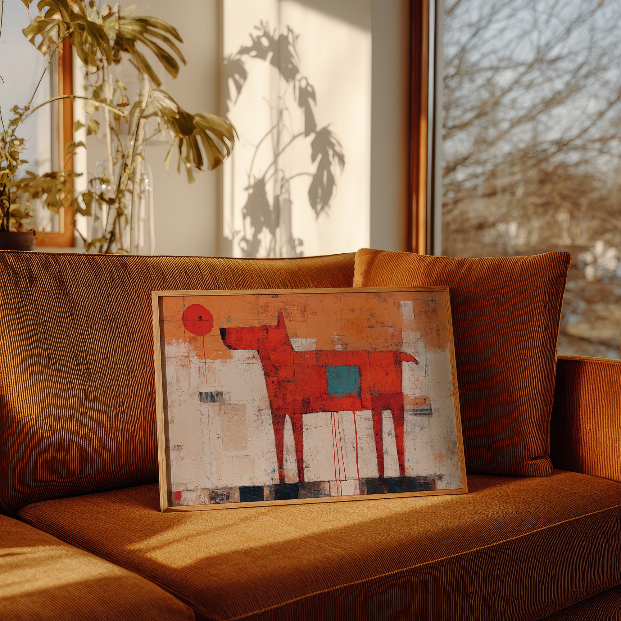 Red Dog Under a Quiet Sun