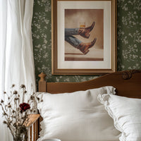Whiskey Rest On Worn Leather