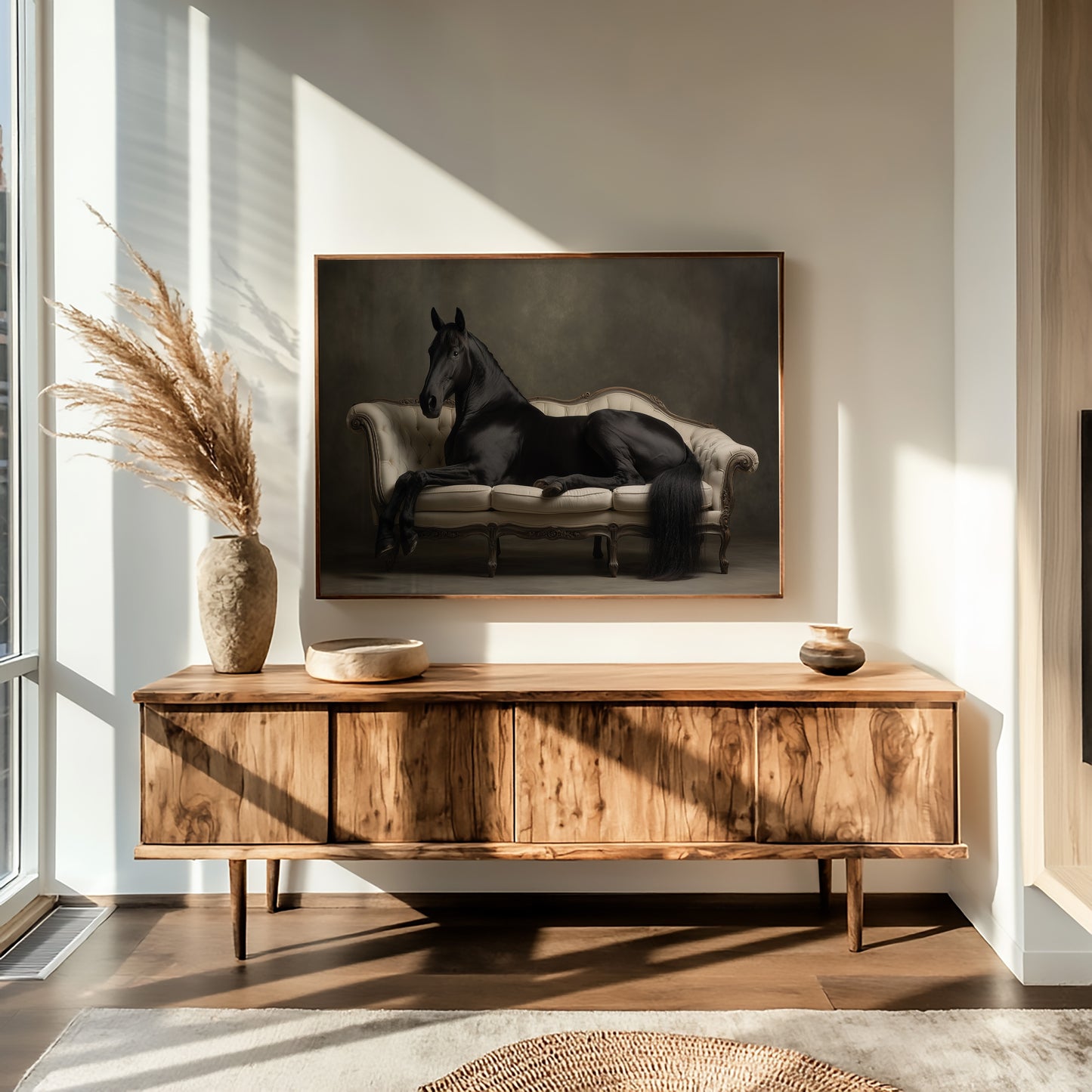 Midnight Elegance Reclined