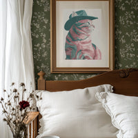 Desert Rose In Teal