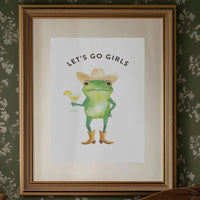 Lets Go Girls Cowgirl Frog
