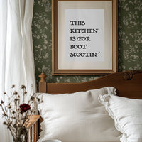 This Kitchen Is for Boot Scootin