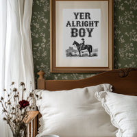 Yer Alright Boy Western Wall Art