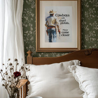 Giddy Up Partner Cowboy Print