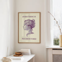 Everything Is Figureoutable Vintage Mind Quote Print
