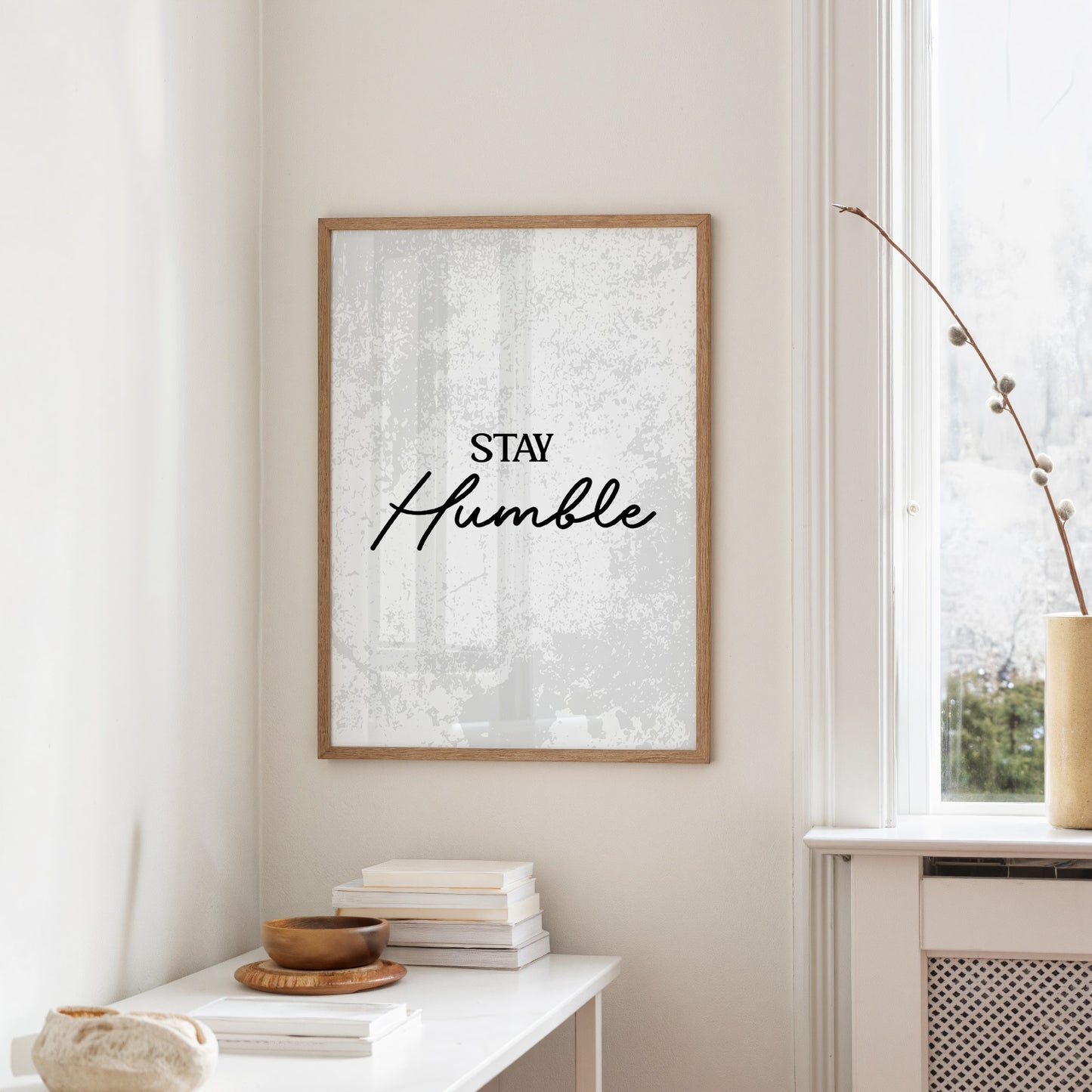 Stay Humble Script Quote
