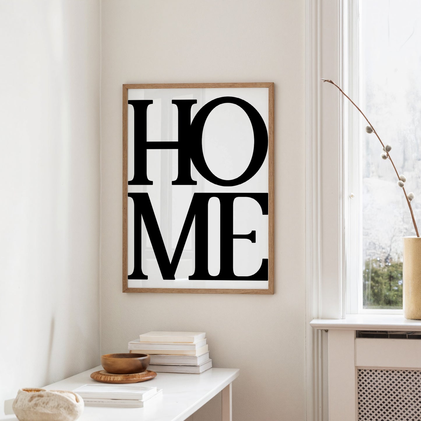 Bold Serif Home Typography Print