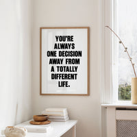 Home Sweet Home Bold Typography Print