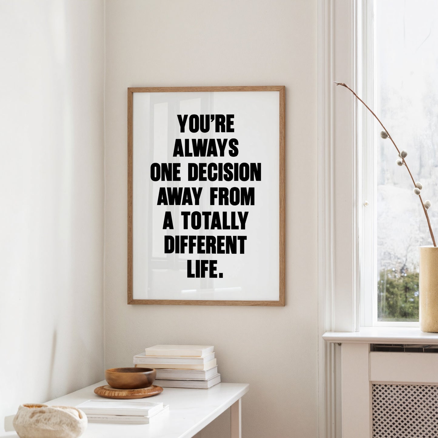 Home Sweet Home Bold Typography Print