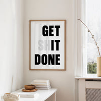 One Percent Better Minimalist Motivation Print