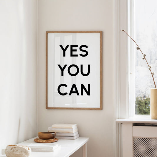 Yes You Can Bold Typography