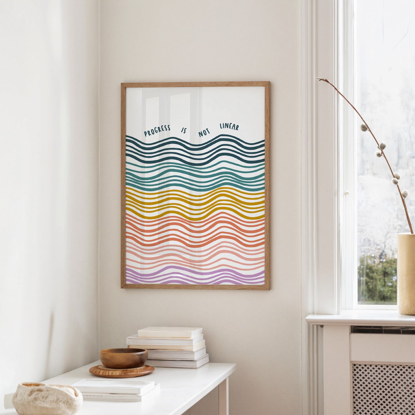 Progress Is Not Linear Retro Waves