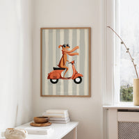 Cool Dog Riding Scooter