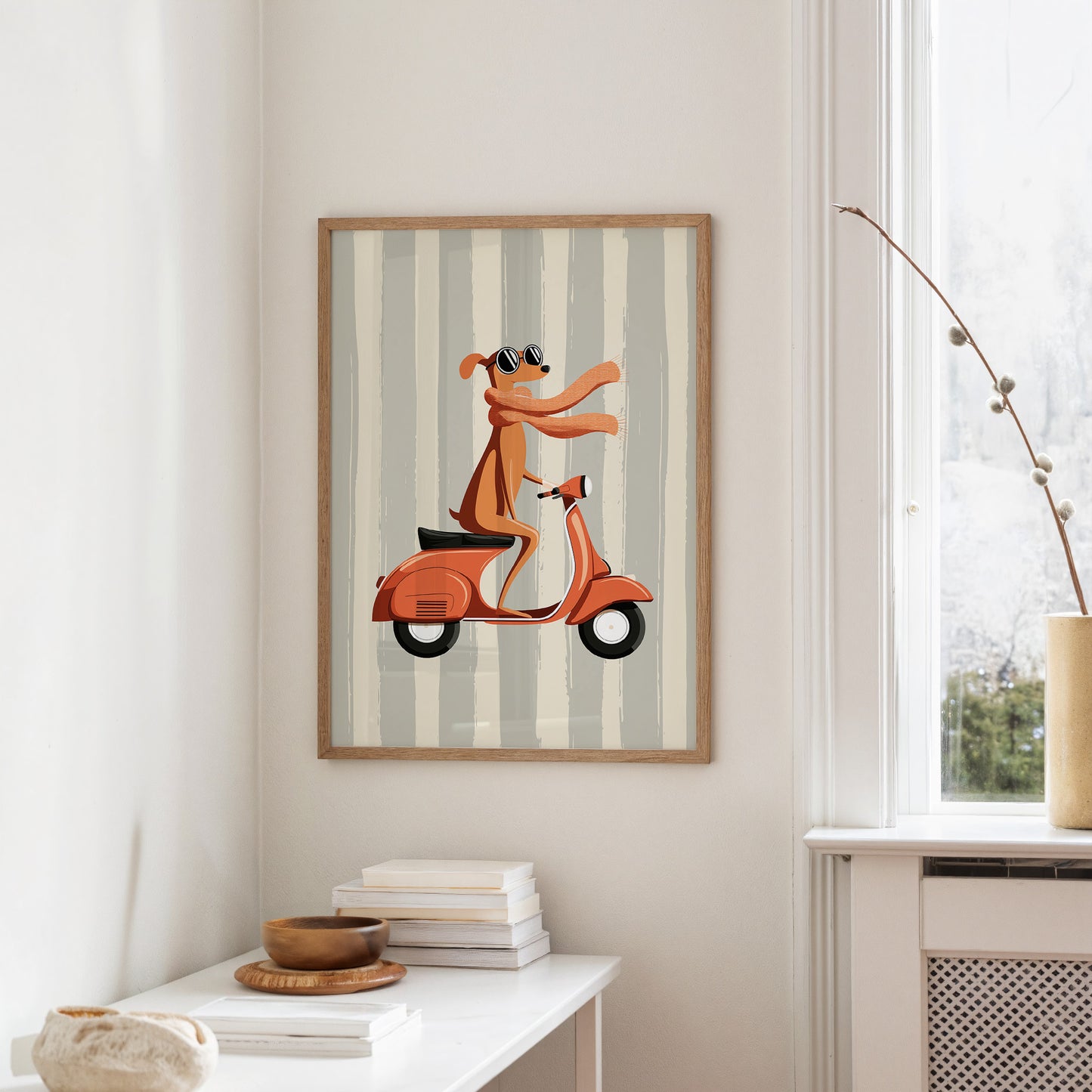 Cool Dog Riding Scooter