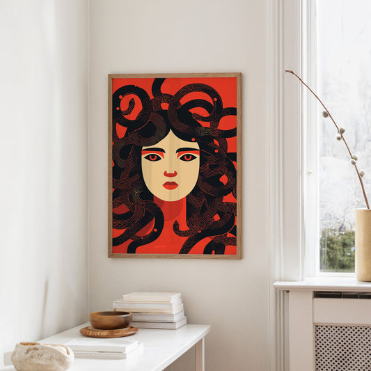 Modern Medusa Portrait