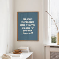 Set Goals Stay Focused Make It Happen