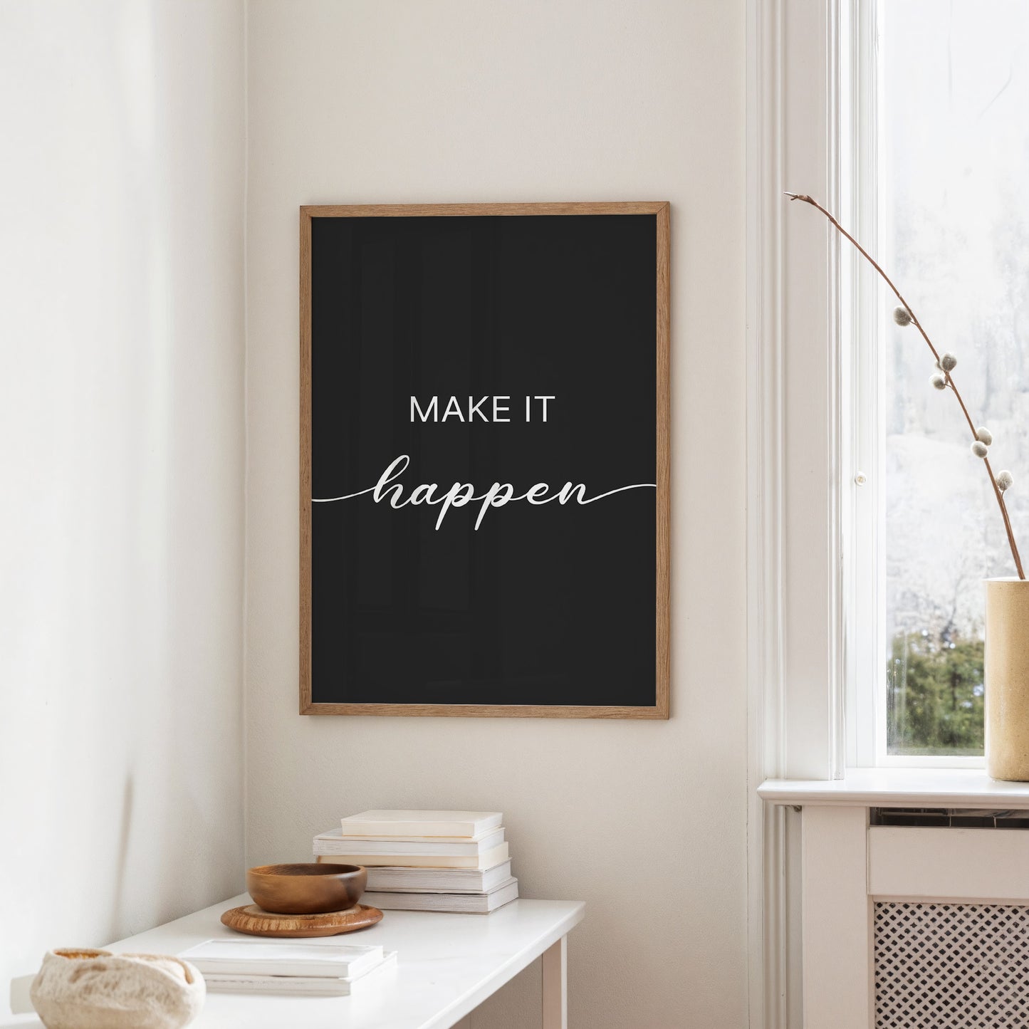Make It Happen Script Typography