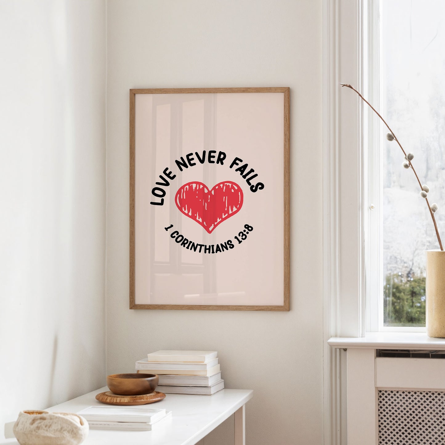 Love Never Fails Heart