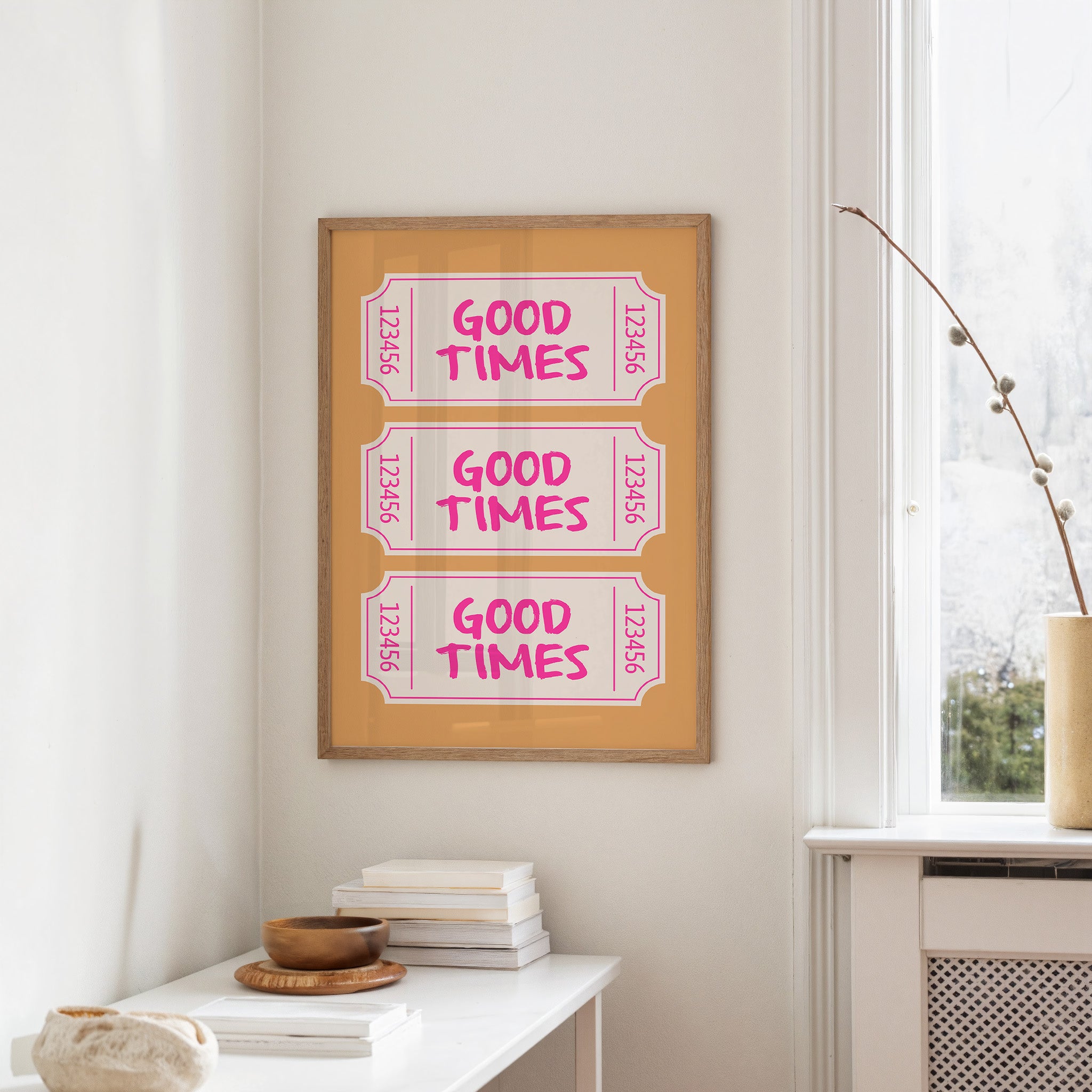 Good Times Ticket Wall Art