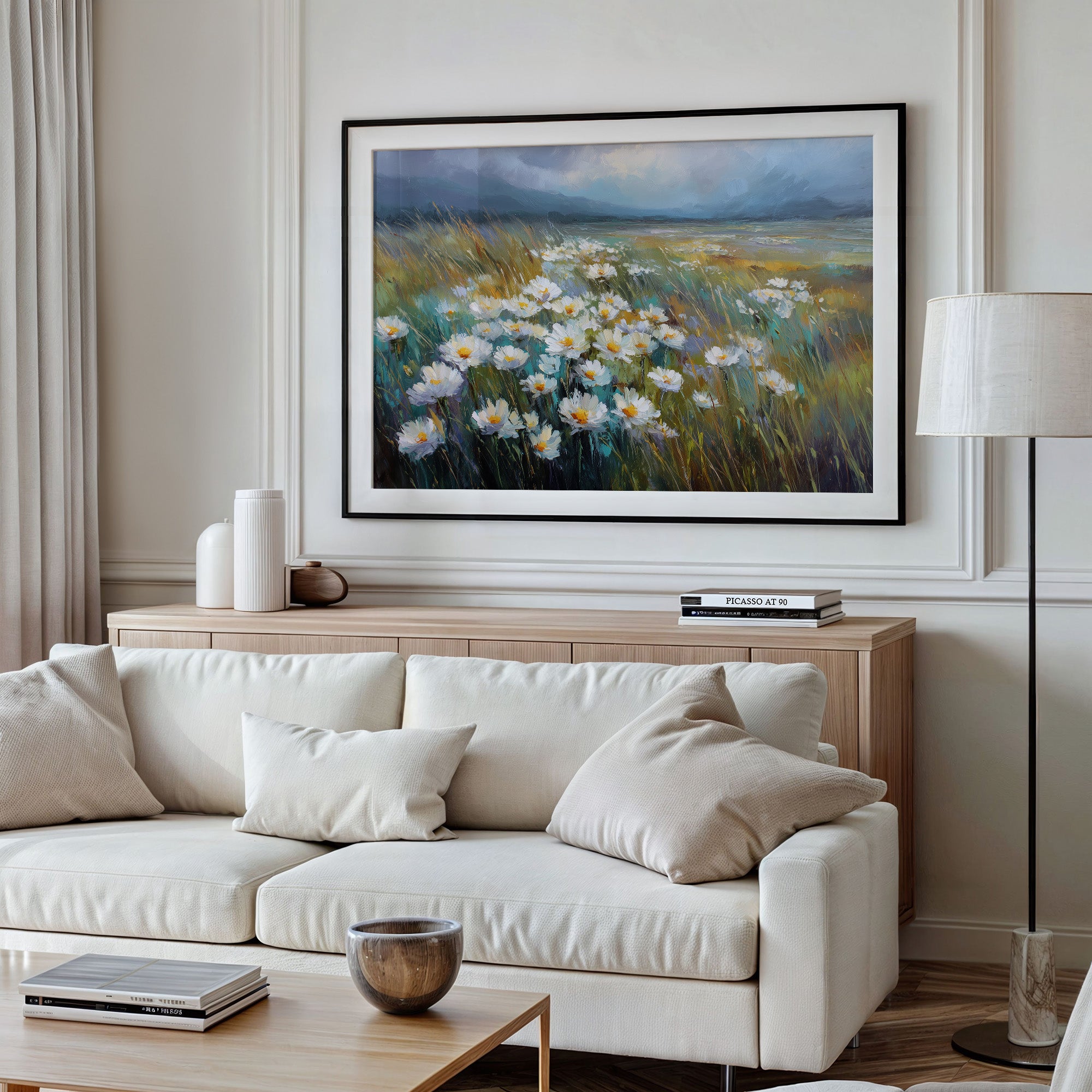 Daisies Before the Storm