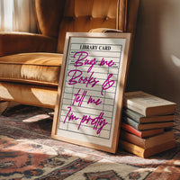 Buy Me Books and Tell Me I'm Pretty, Magenta