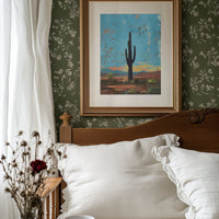 Dusk Settles On The Desert