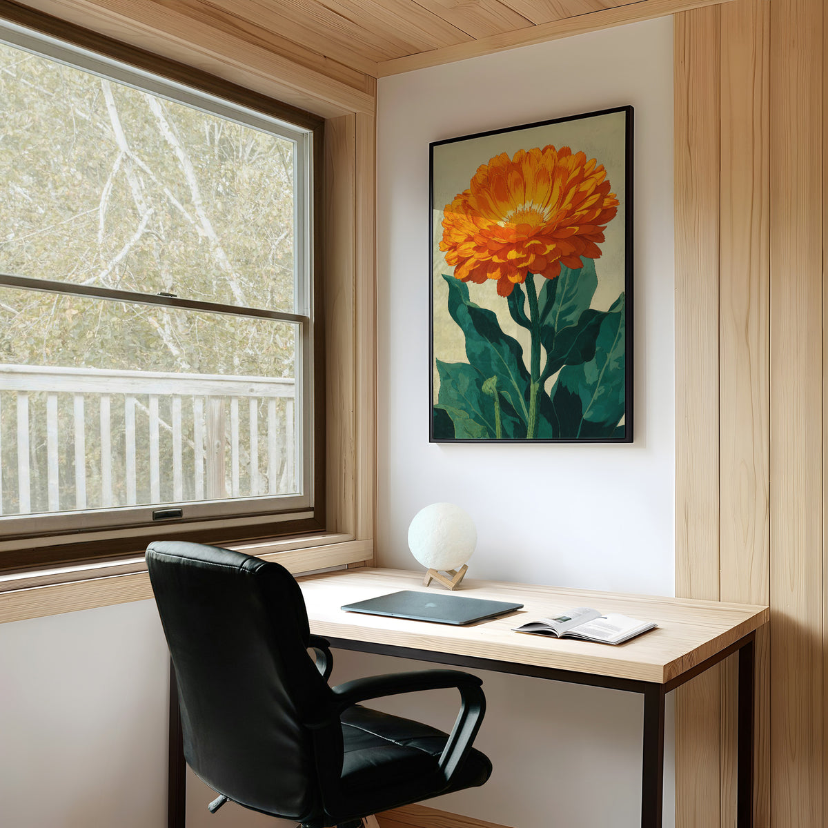 The Calendula Held the Light