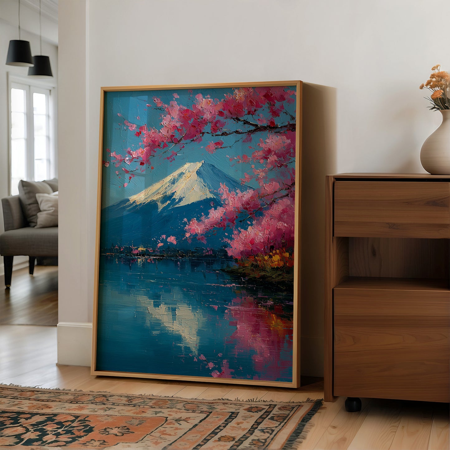 Fuji Holds Still for the Blossoms