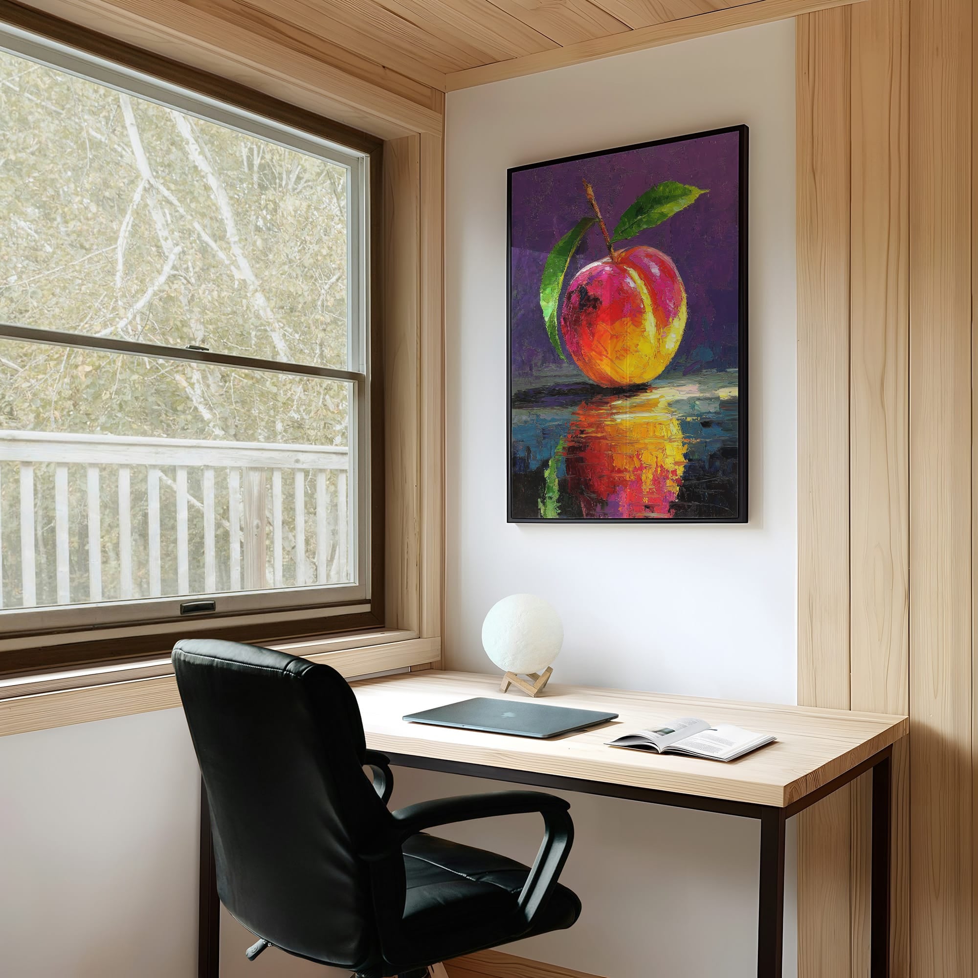 Just One Peach, Perfectly Lit
