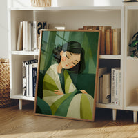 She Rests Inside the Green