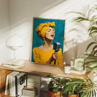 Song in Yellow and Teal