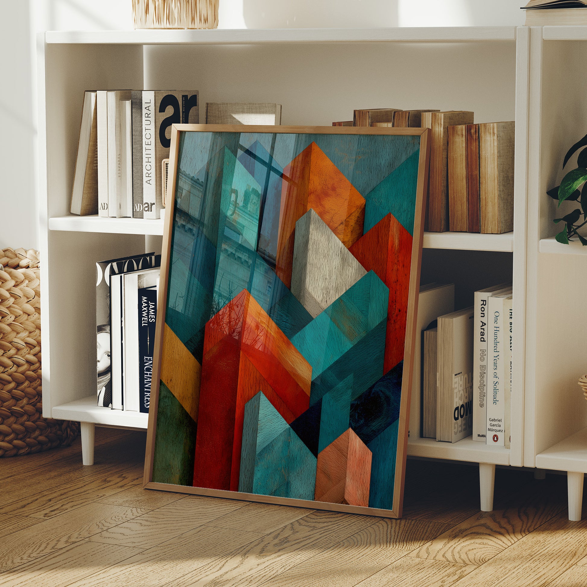 Faceted Peaks in Woodgrain