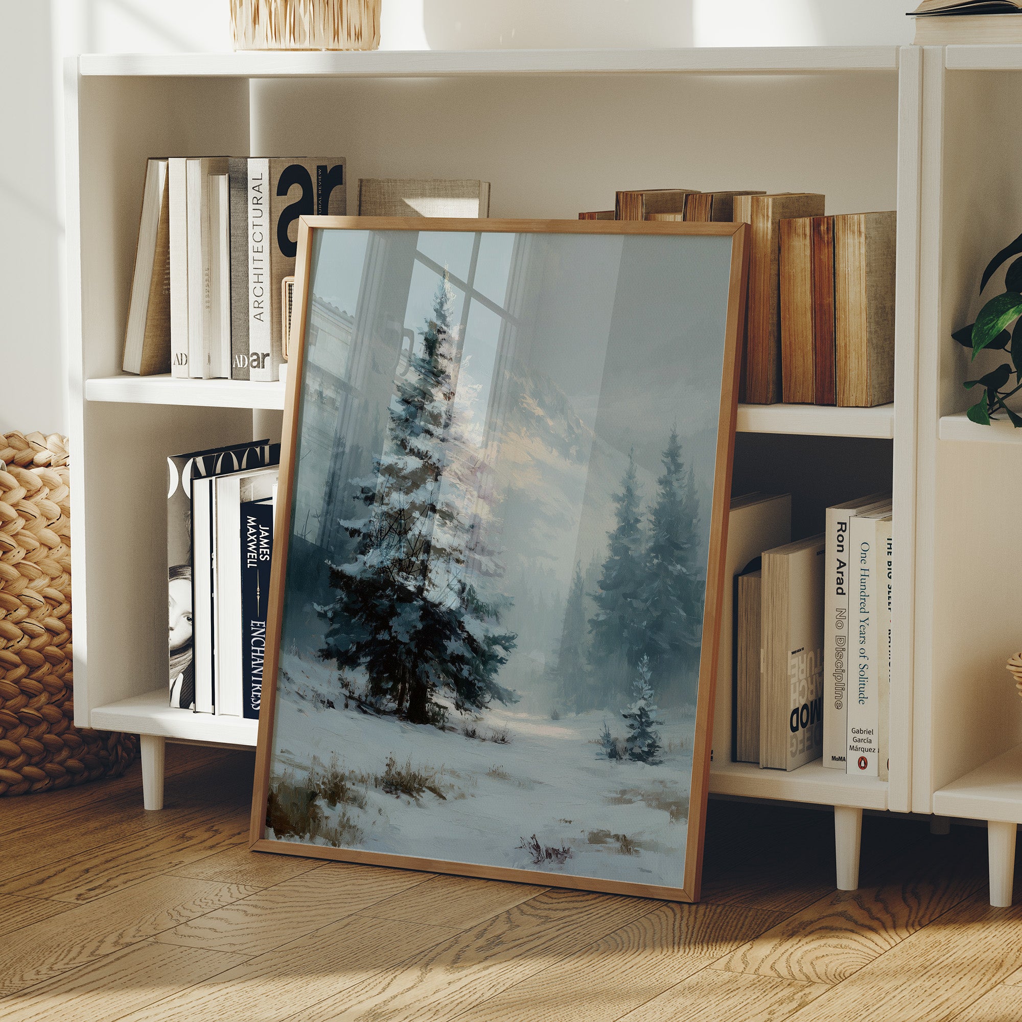 Sunlit Snow, Standing Pine