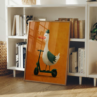 Goose on Wheels
