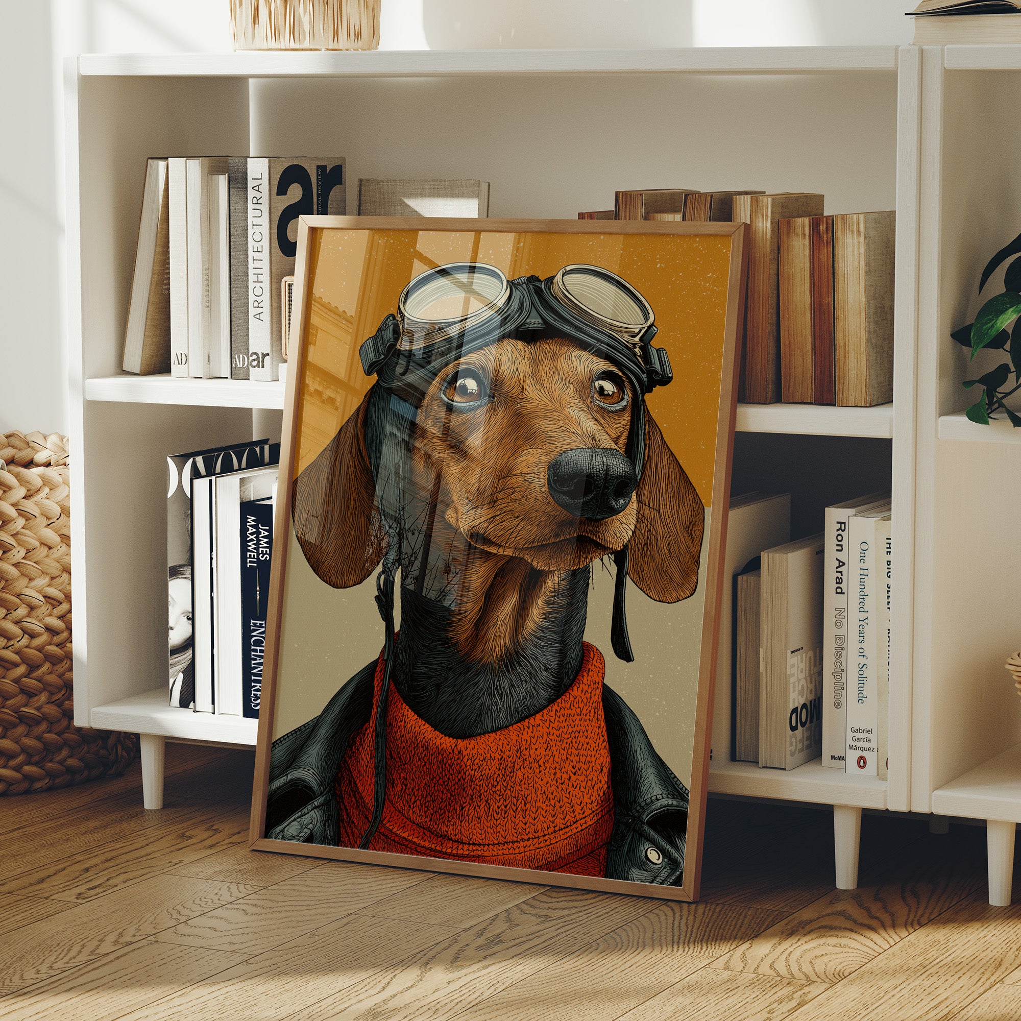 Wide-Eyed Aviator Pup