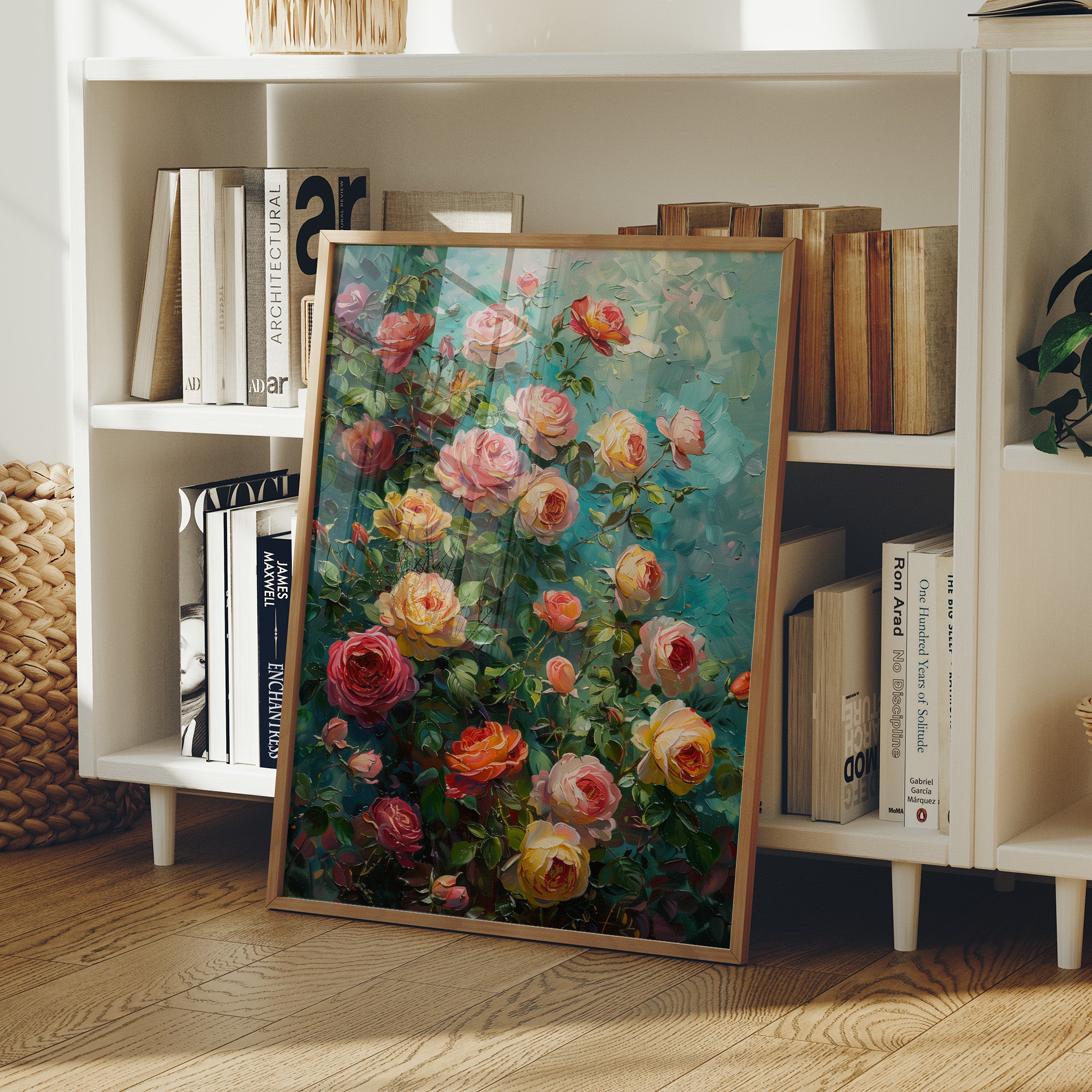 Roses in Full Bloom