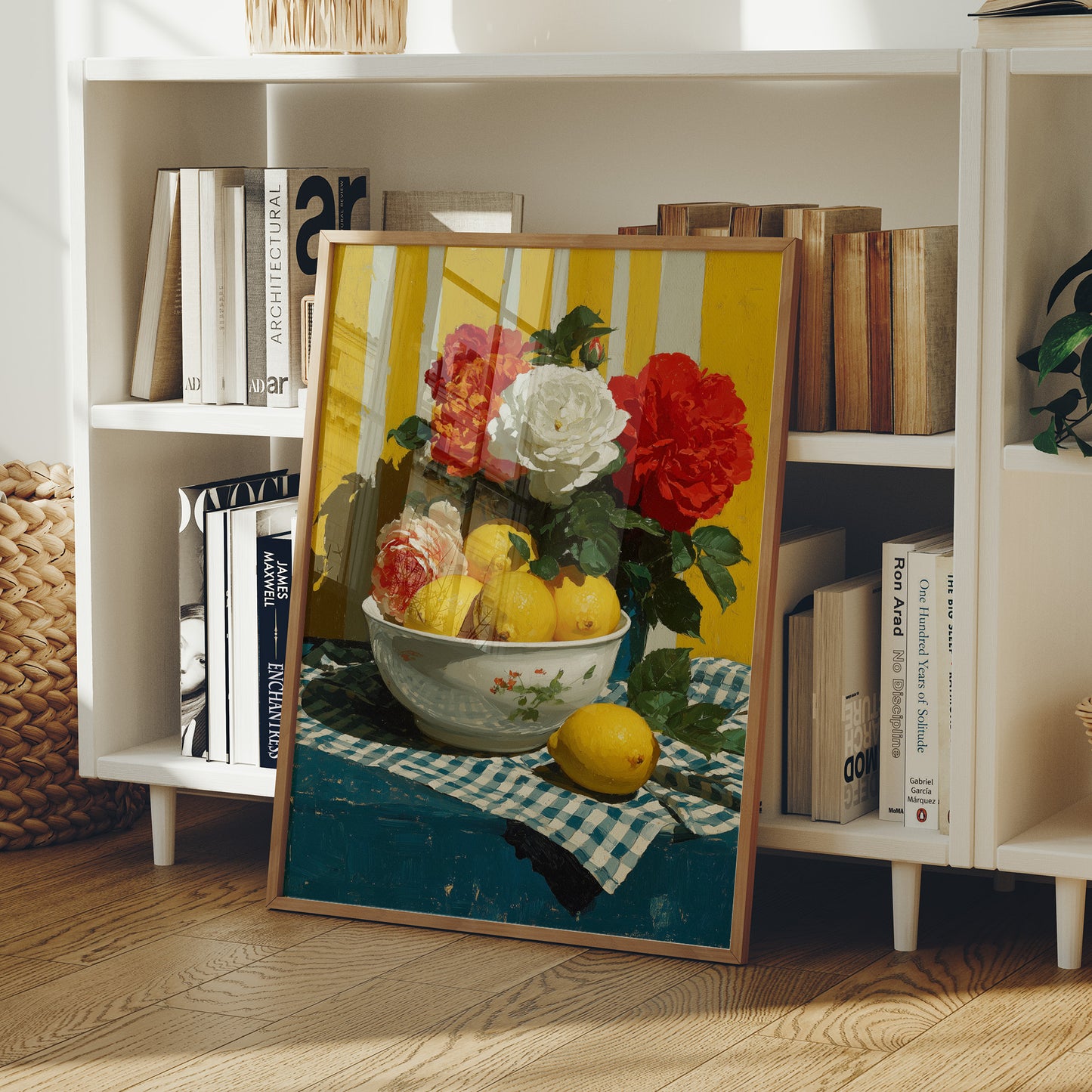 Roses Beside the Lemon Bowl