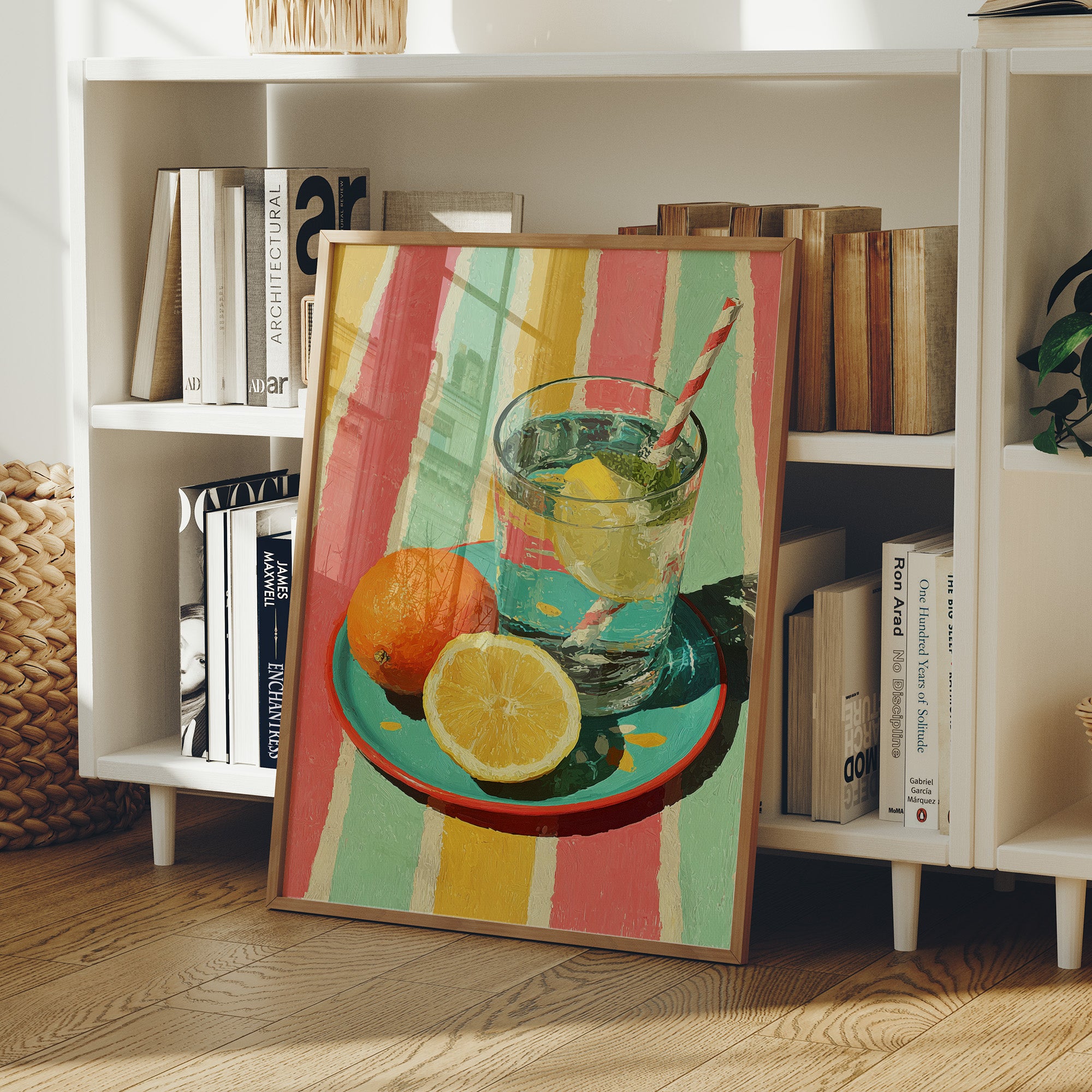 Iced Lemonade, Summer Stripes