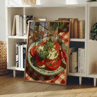Caprese on Checkered Cloth