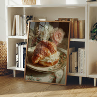 Croissant and Roses
