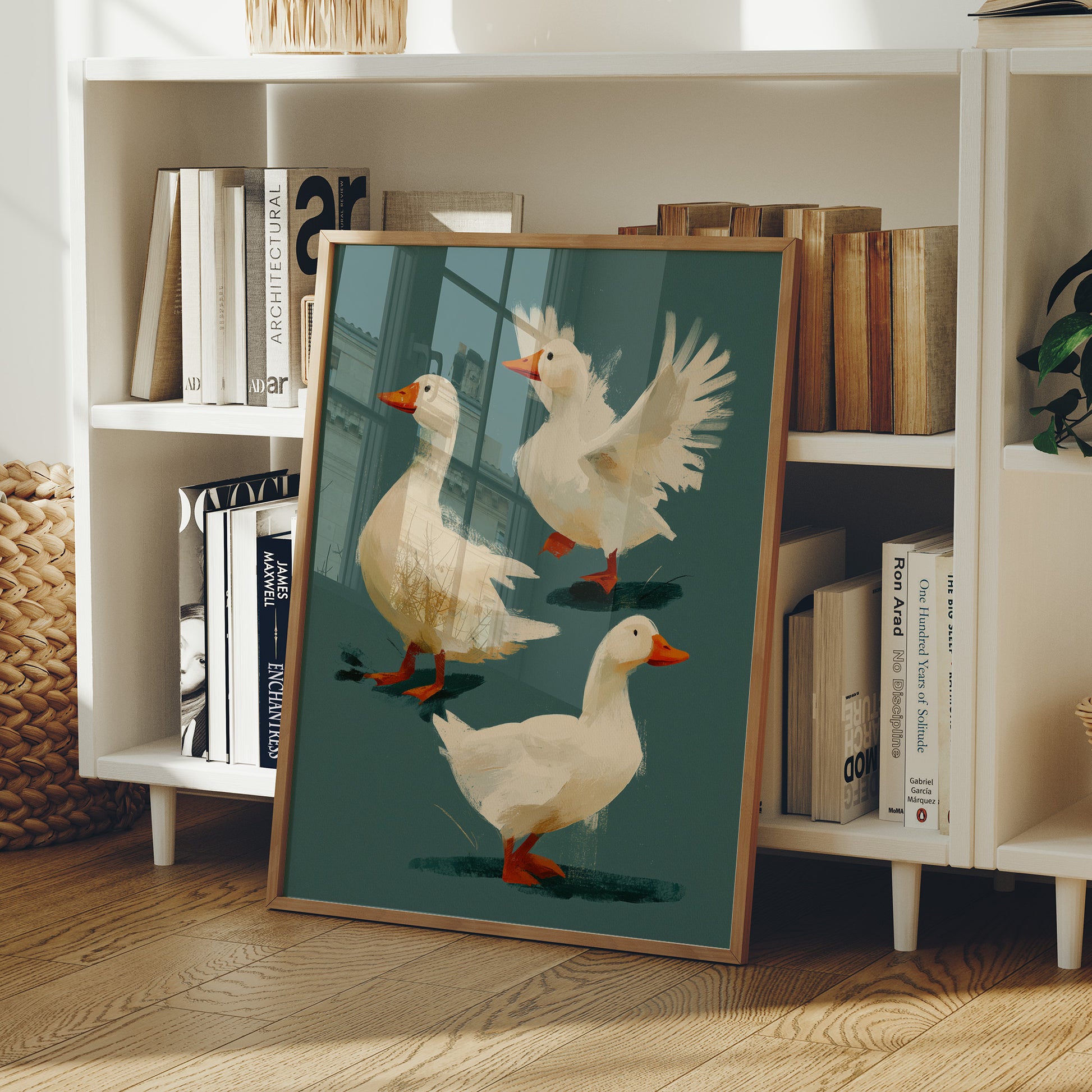 A Gaggle in Motion