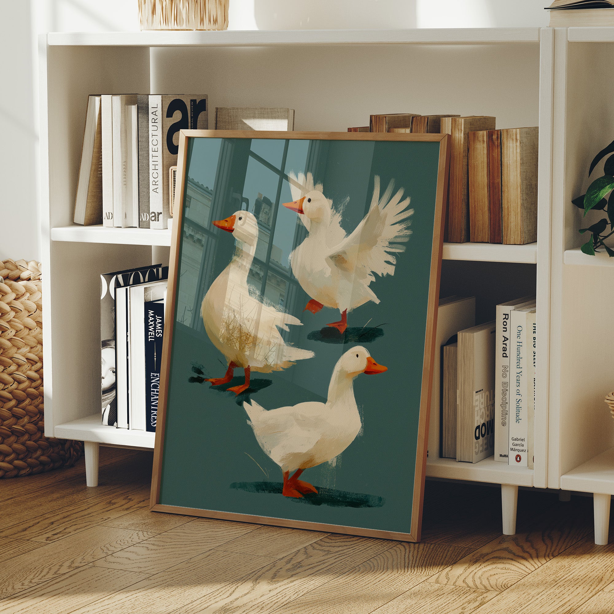 A Gaggle in Motion