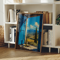 Valley Beyond Blue Shutters