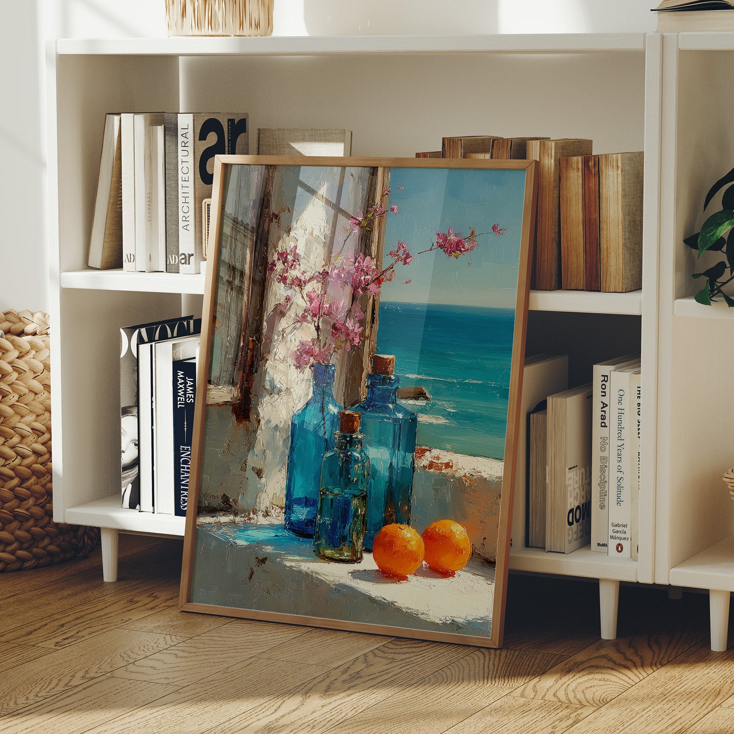 Blue Glass by the Sea
